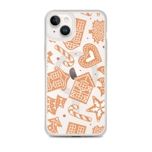 Gingerbread MagSafe Clear iPhone Case