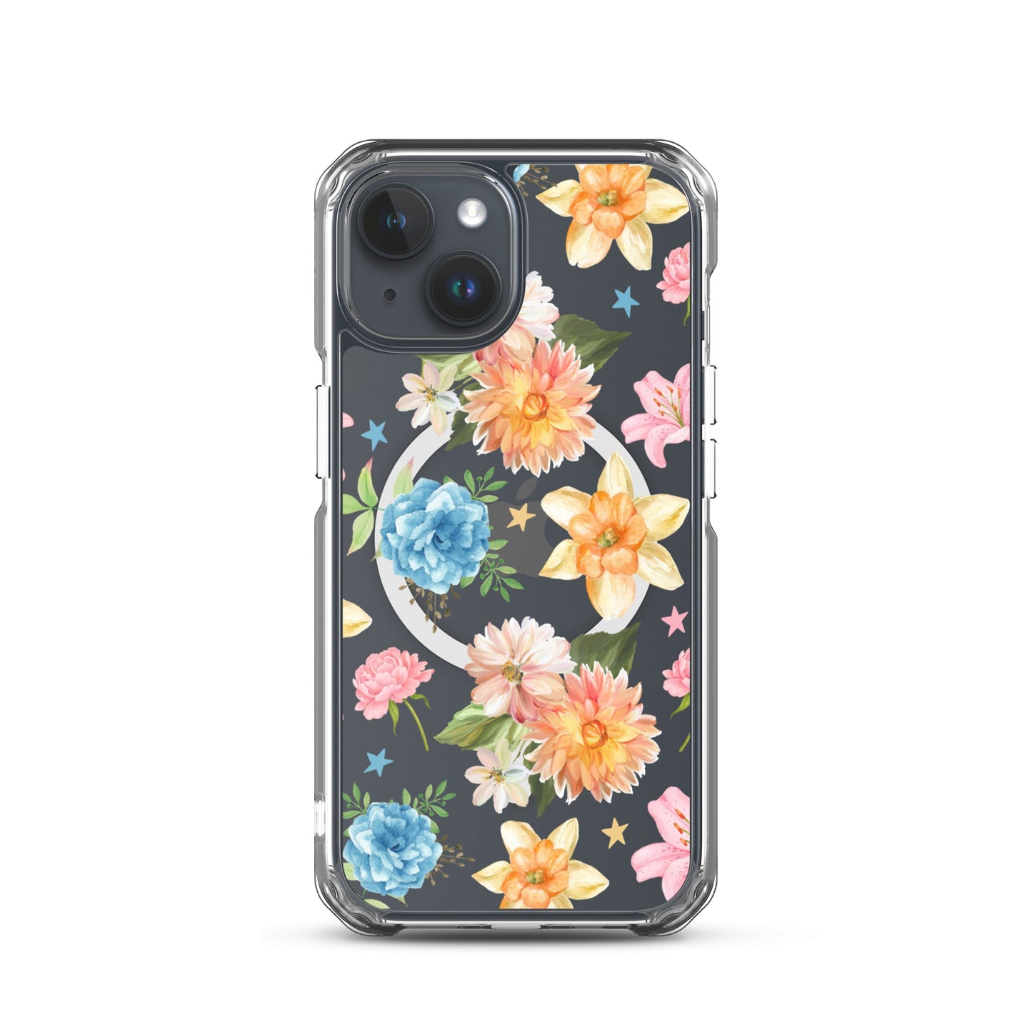 Floral Fiesta MagSafe Clear iPhone Case