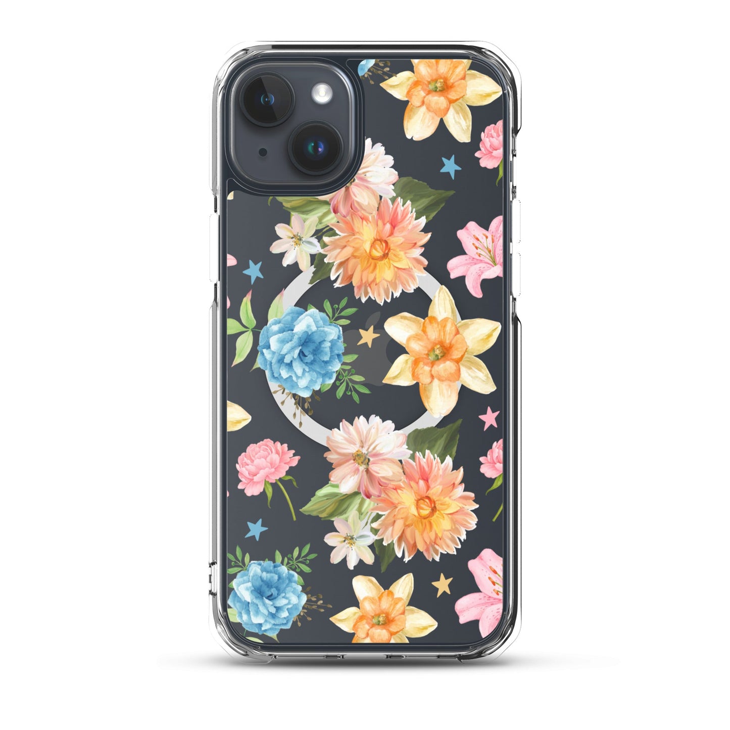 Floral Fiesta MagSafe Clear iPhone Case
