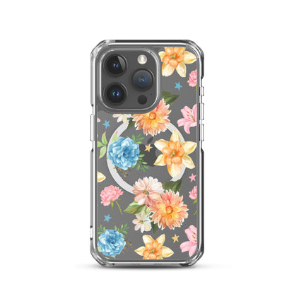 Floral Fiesta MagSafe Clear iPhone Case