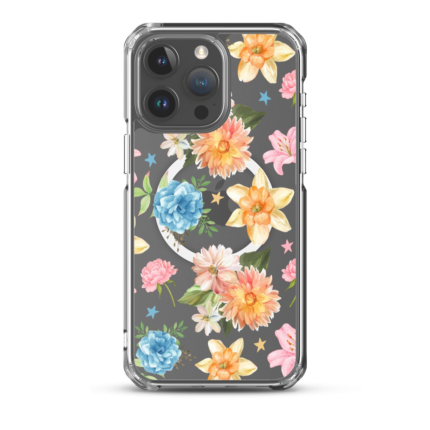 Floral Fiesta MagSafe Clear iPhone Case