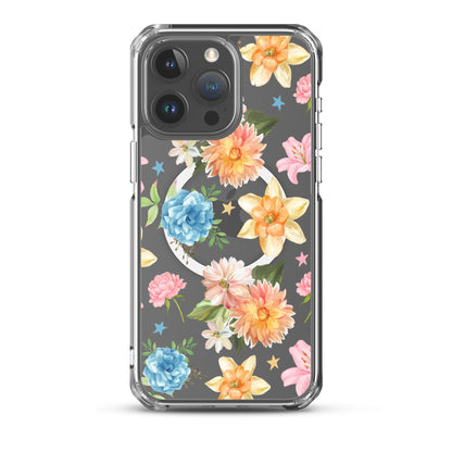 Floral Fiesta MagSafe Clear iPhone Case