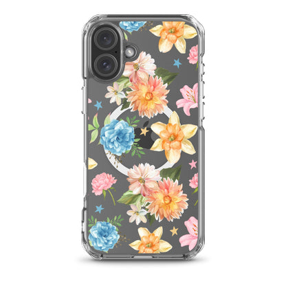 Floral Fiesta MagSafe Clear iPhone Case