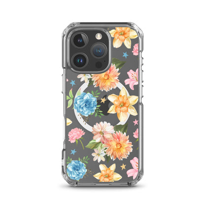 Floral Fiesta MagSafe Clear iPhone Case