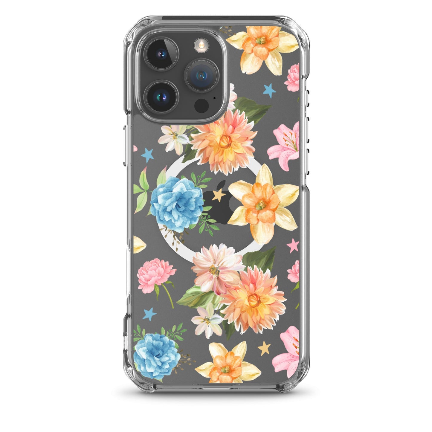 Floral Fiesta MagSafe Clear iPhone Case