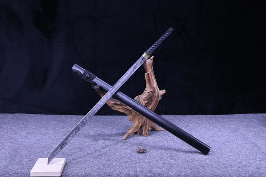 Ninja sword,Dao,Spring steel blade,Full tang