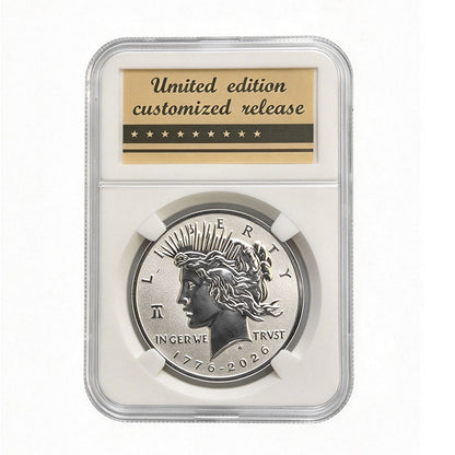 2026-P Silver Peace Dollar Reverse Proof (250 Privy) With Air-Cushion Protective Case