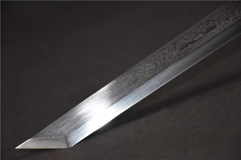 Tang dao sword,Damascus steel blade,Brass fittings