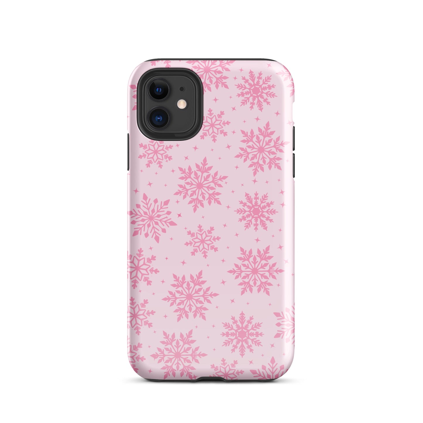 Pink Snowflakes iPhone Case
