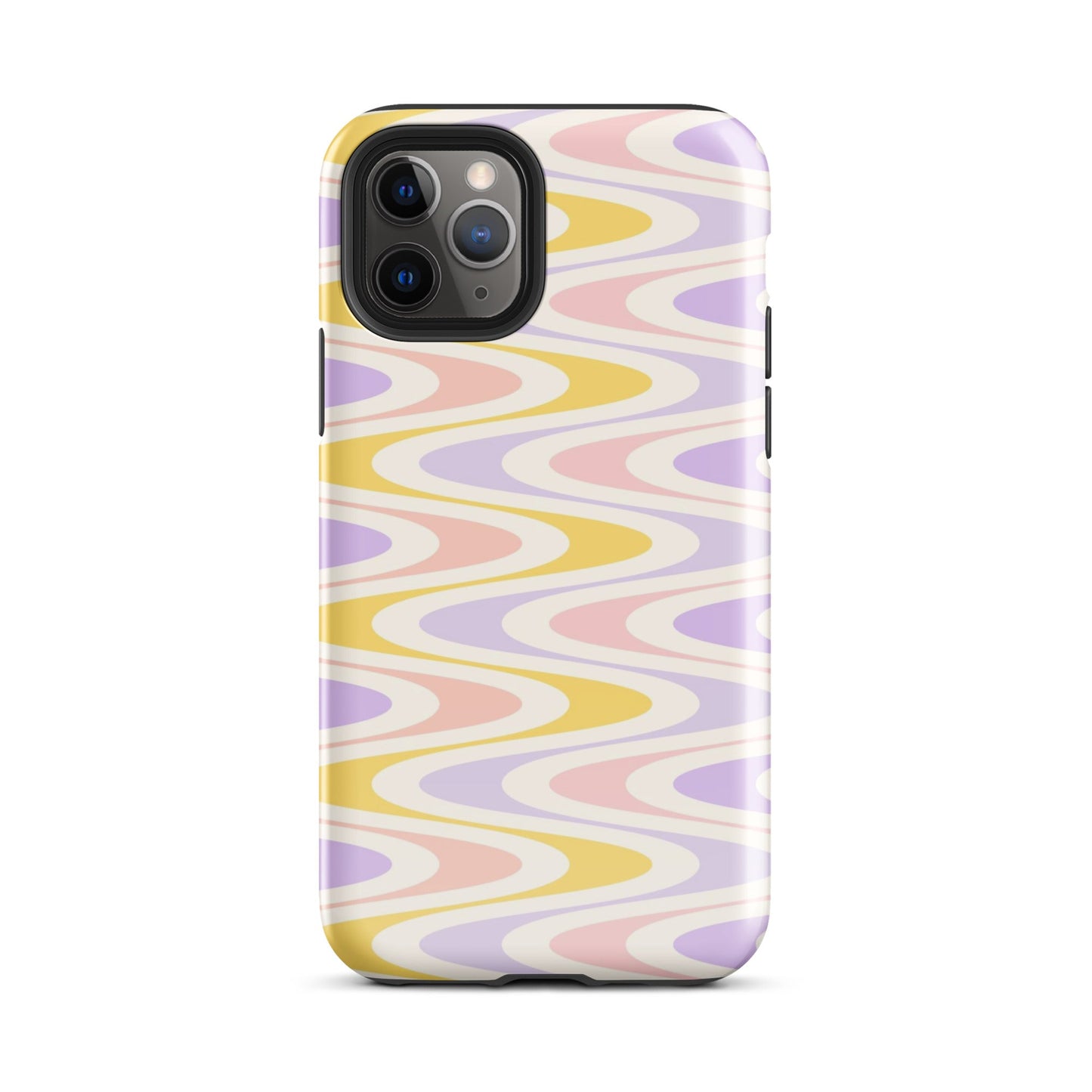 Pastel Retro Wavy iPhone Case