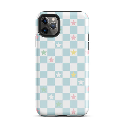 Stars Checkered iPhone Case