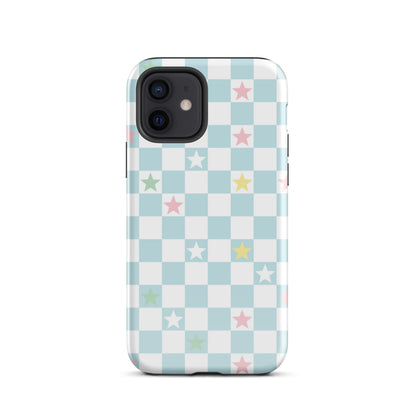 Stars Checkered iPhone Case