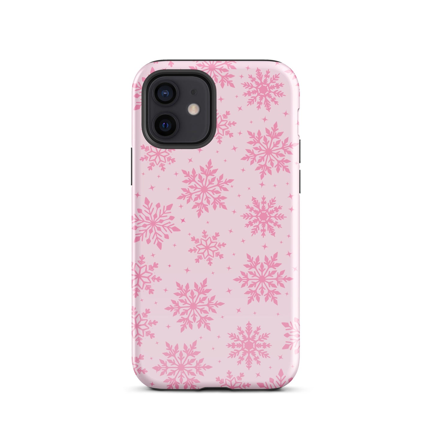 Pink Snowflakes iPhone Case