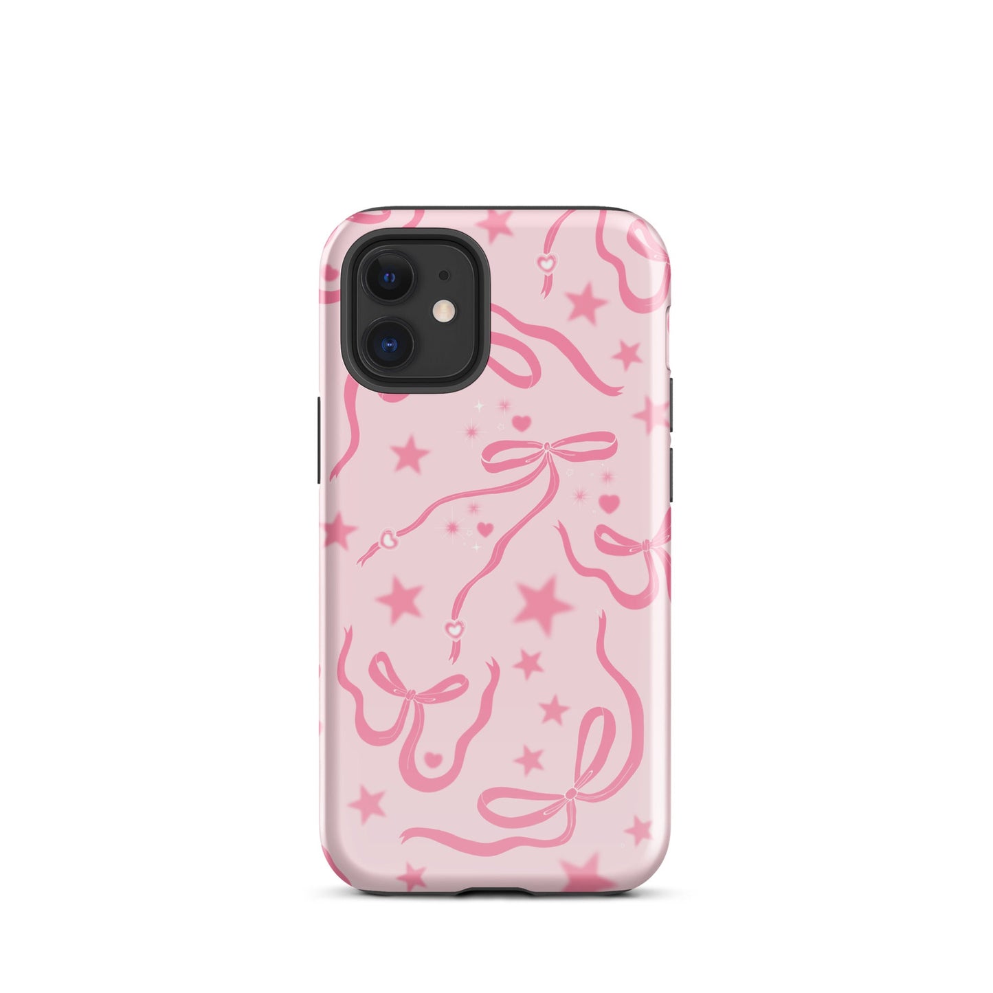 Pink Cosmic Bows iPhone Case
