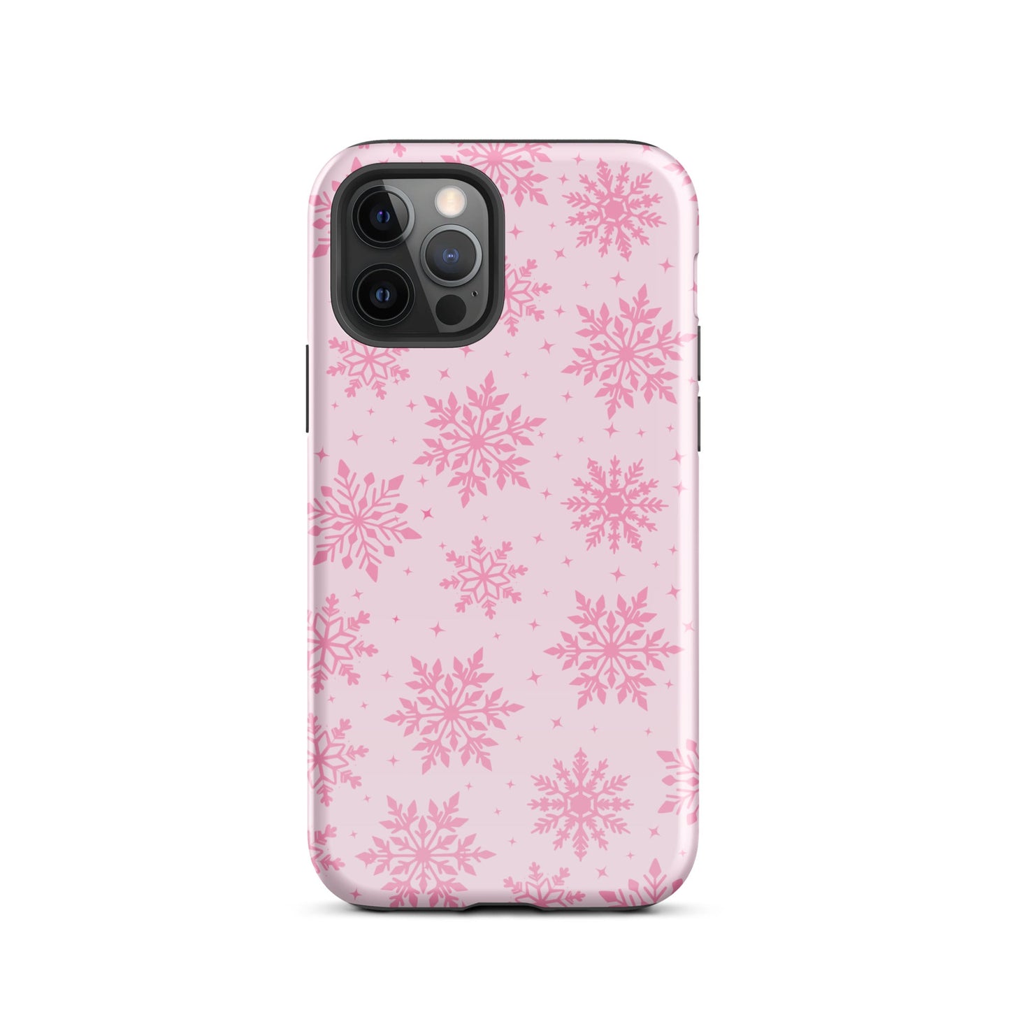 Pink Snowflakes iPhone Case