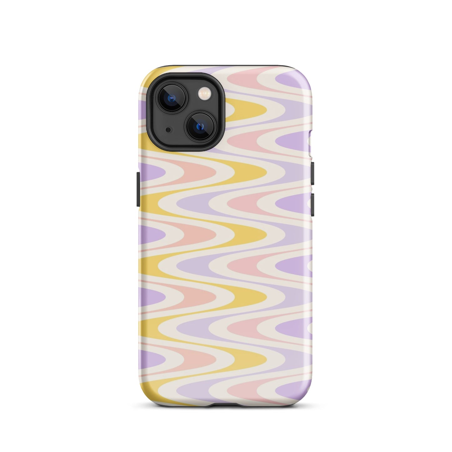 Pastel Retro Wavy iPhone Case