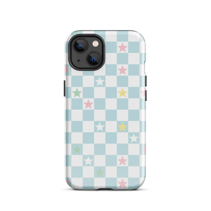 Stars Checkered iPhone Case