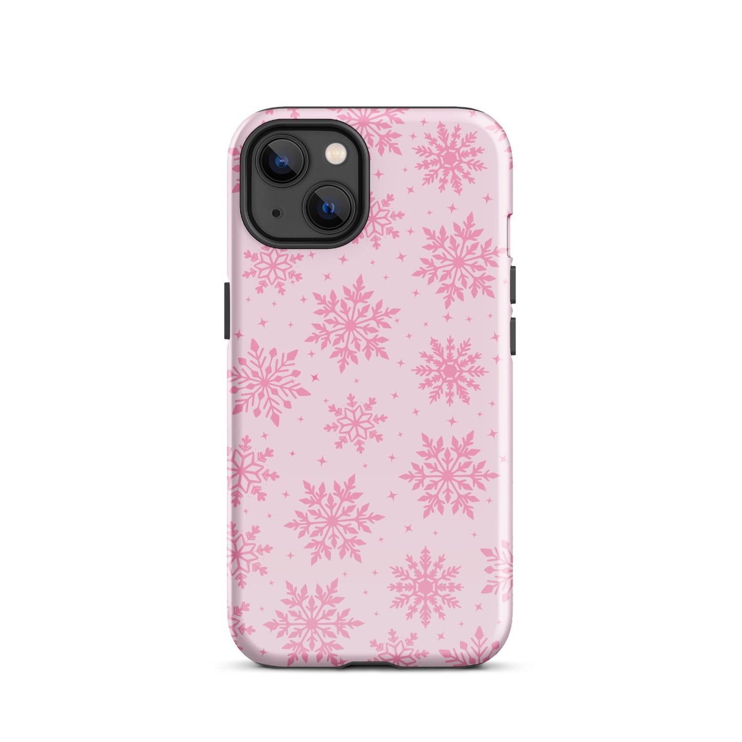 Pink Snowflakes iPhone Case
