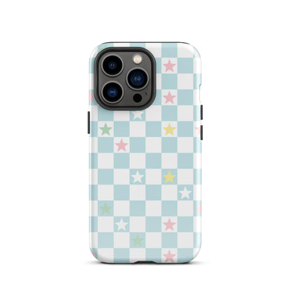 Stars Checkered iPhone Case