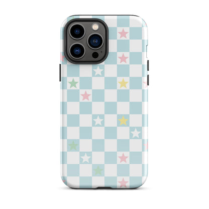 Stars Checkered iPhone Case