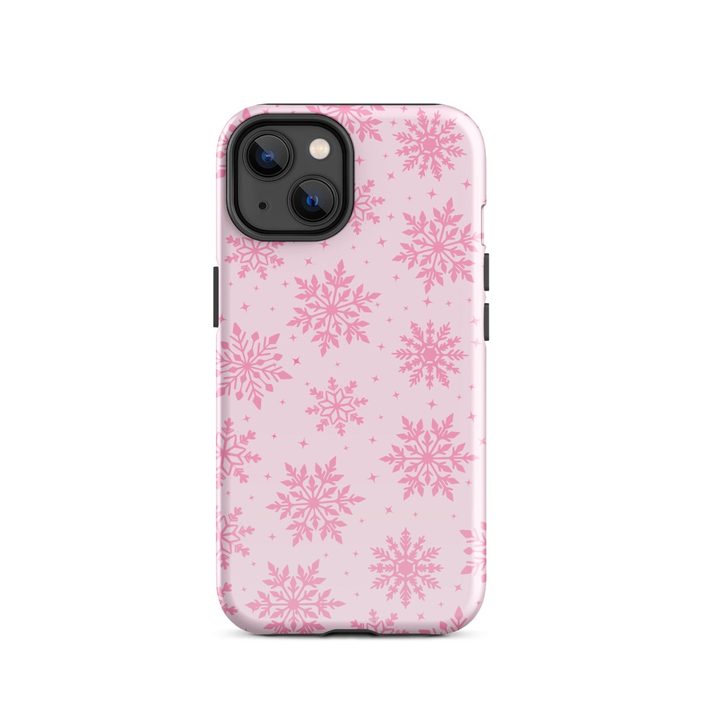 Pink Snowflakes iPhone Case
