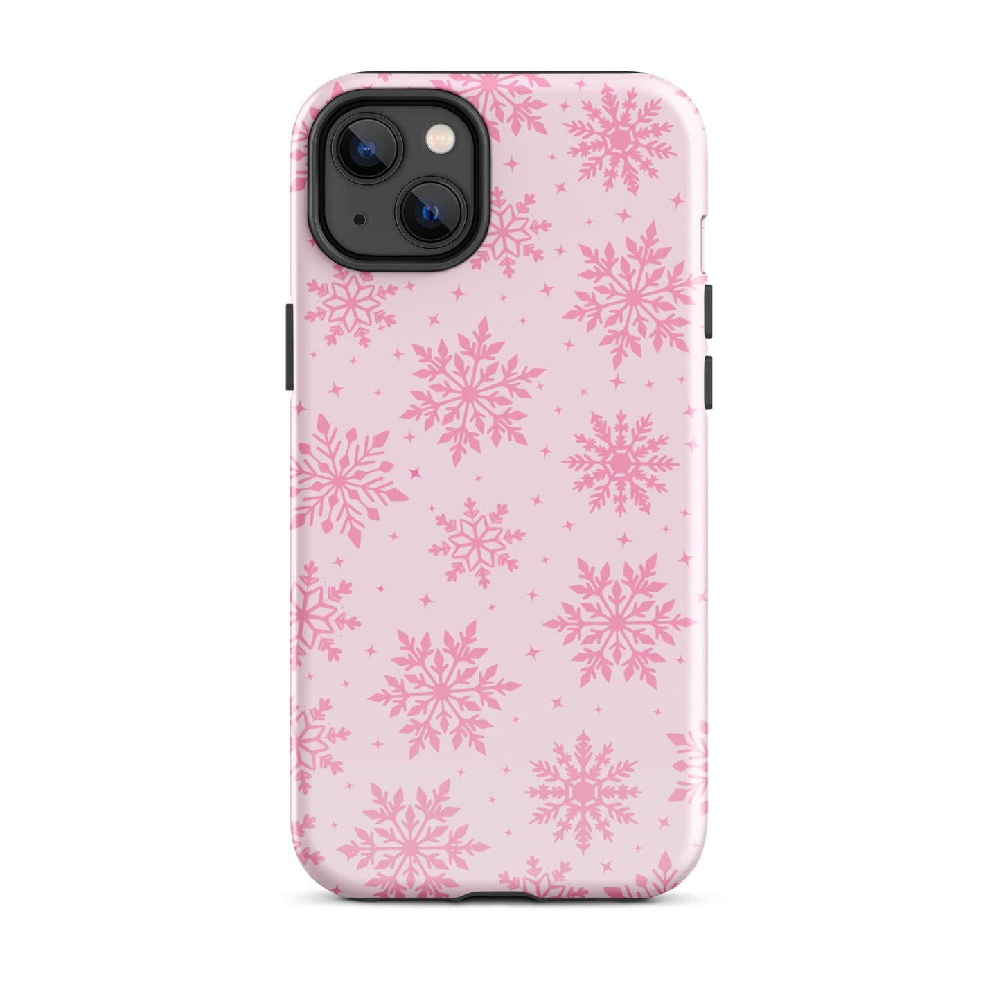 Pink Snowflakes iPhone Case