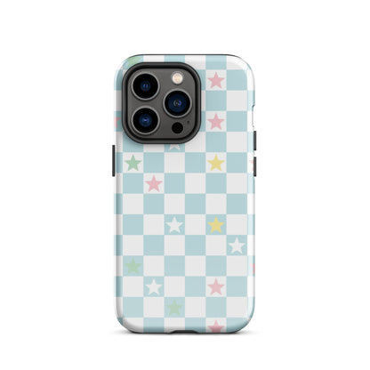 Stars Checkered iPhone Case