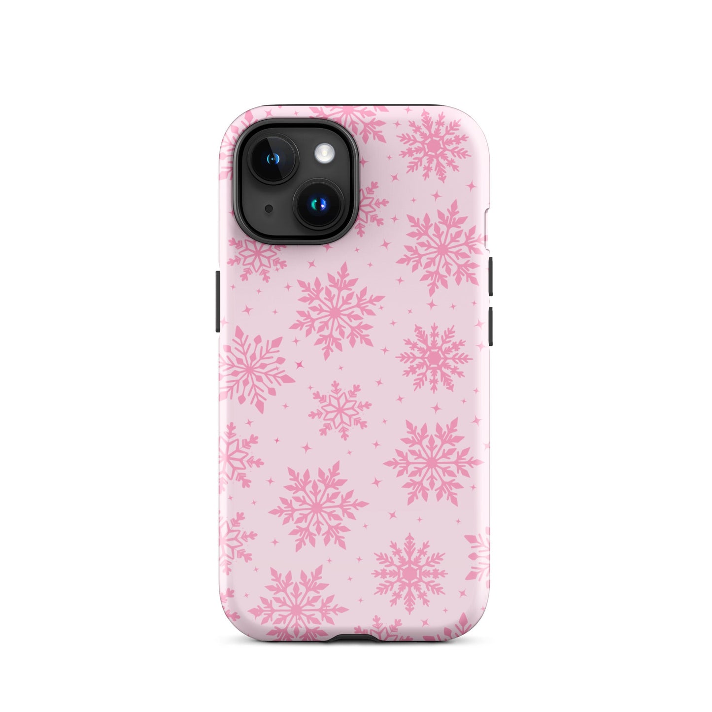 Pink Snowflakes iPhone Case