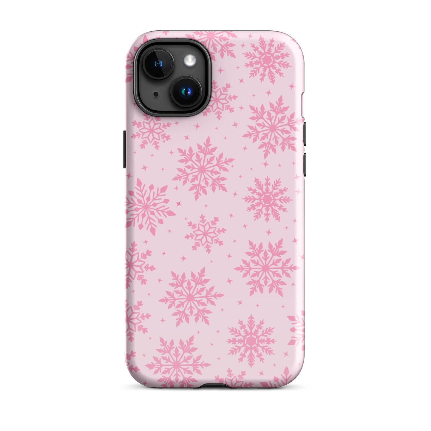 Pink Snowflakes iPhone Case