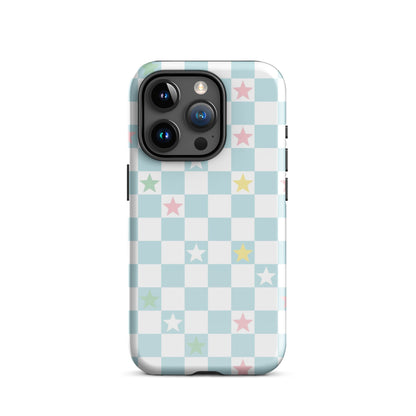 Stars Checkered iPhone Case