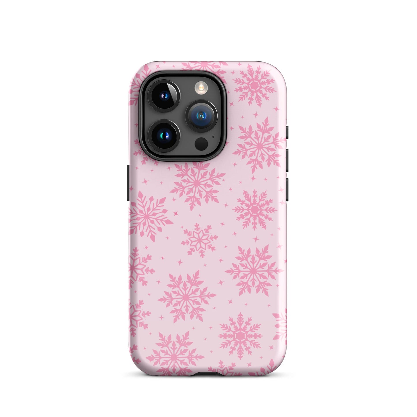 Pink Snowflakes iPhone Case