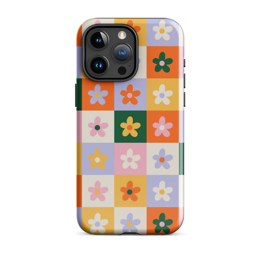 Patchwork Flowers iPhone Case