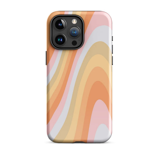 Rainbow Waves iPhone Case