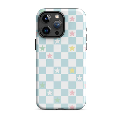 Stars Checkered iPhone Case