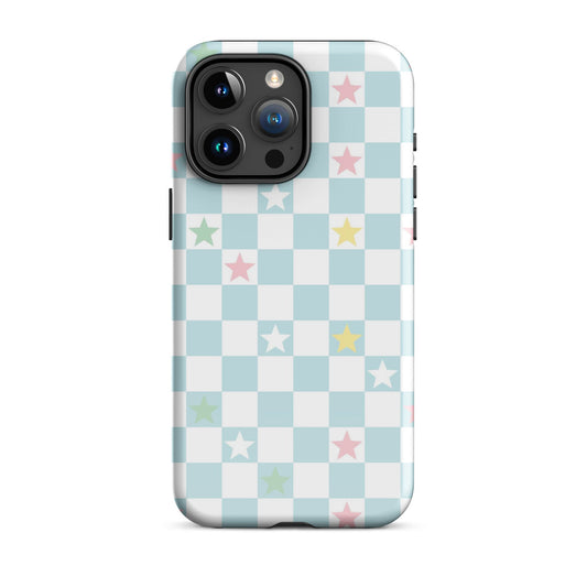 Stars Checkered iPhone Case