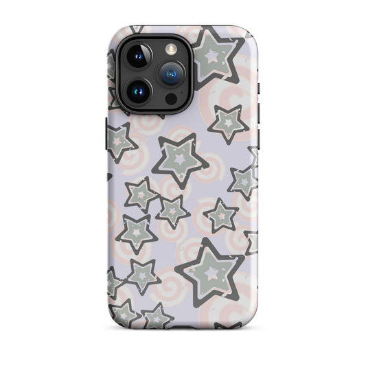 Y2K Gray Star iPhone Case