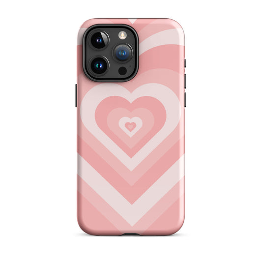Pink Hearts iPhone Case