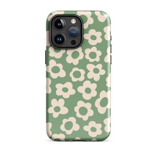 Green Las Flores iPhone Case