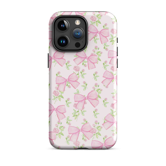 Pink Bows iPhone Case