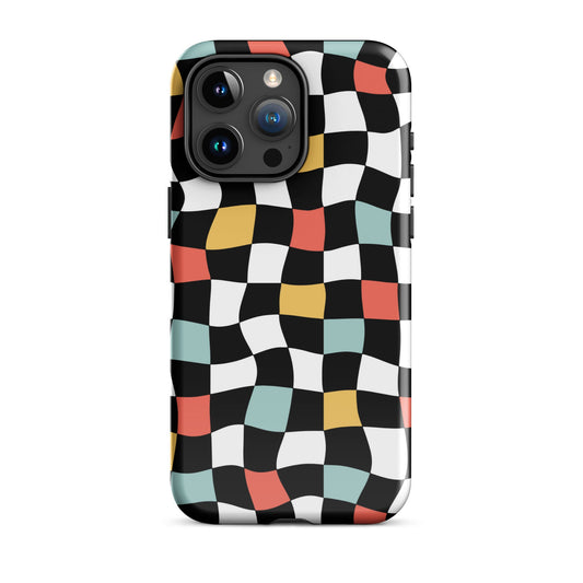 Retro Check iPhone Case