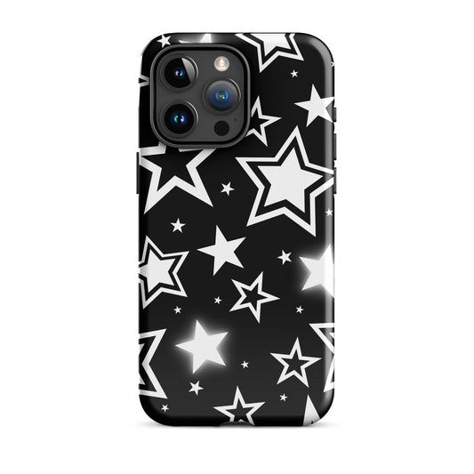 Black Stardust iPhone Case