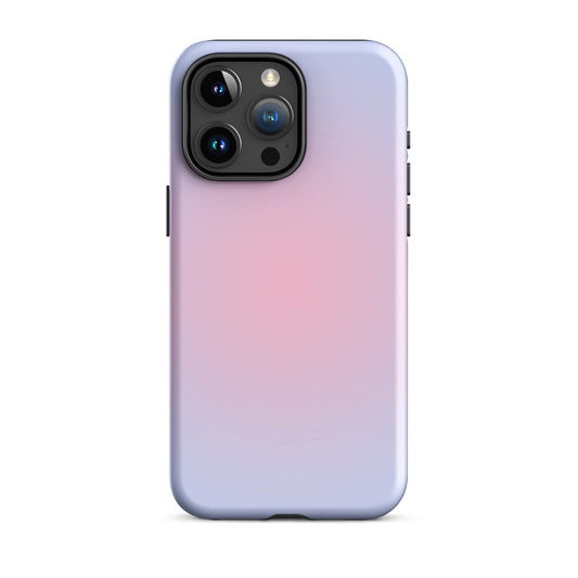 Pink and Blue Aura iPhone Case