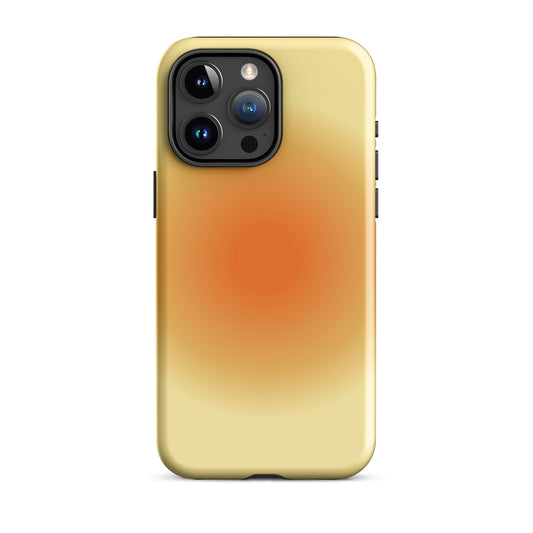 Orange Aura iPhone Case