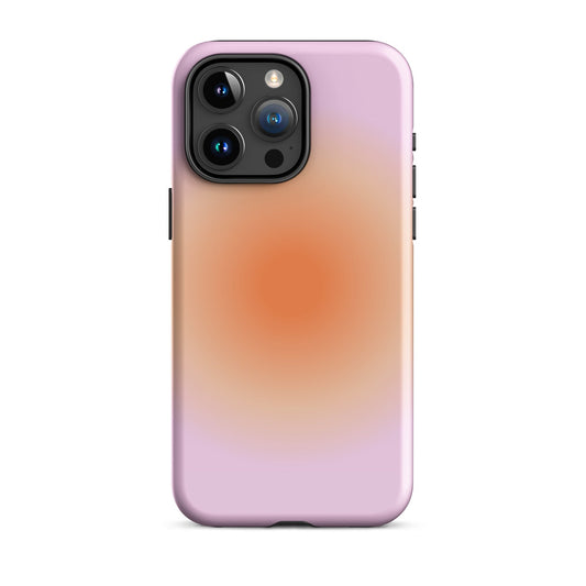 Orange & Purple Aura iPhone Case