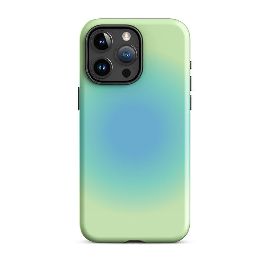 Blue & Green Aura iPhone Case