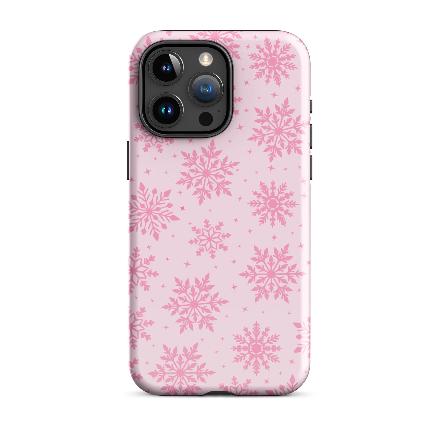 Pink Snowflakes iPhone Case