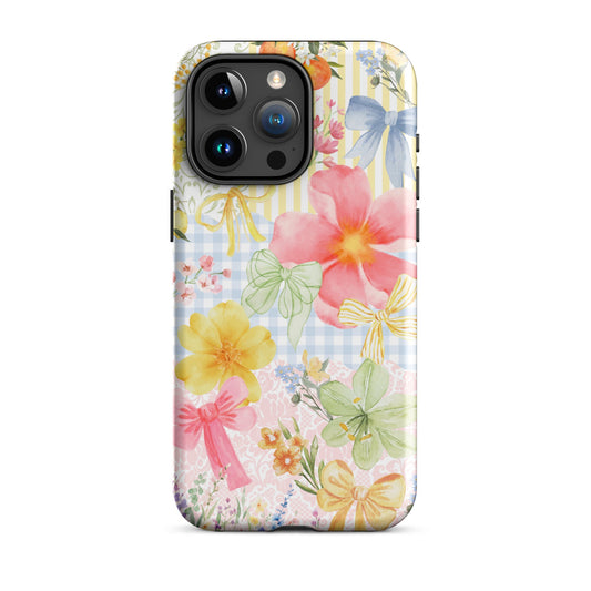 Garden Party Collage iPhone Case