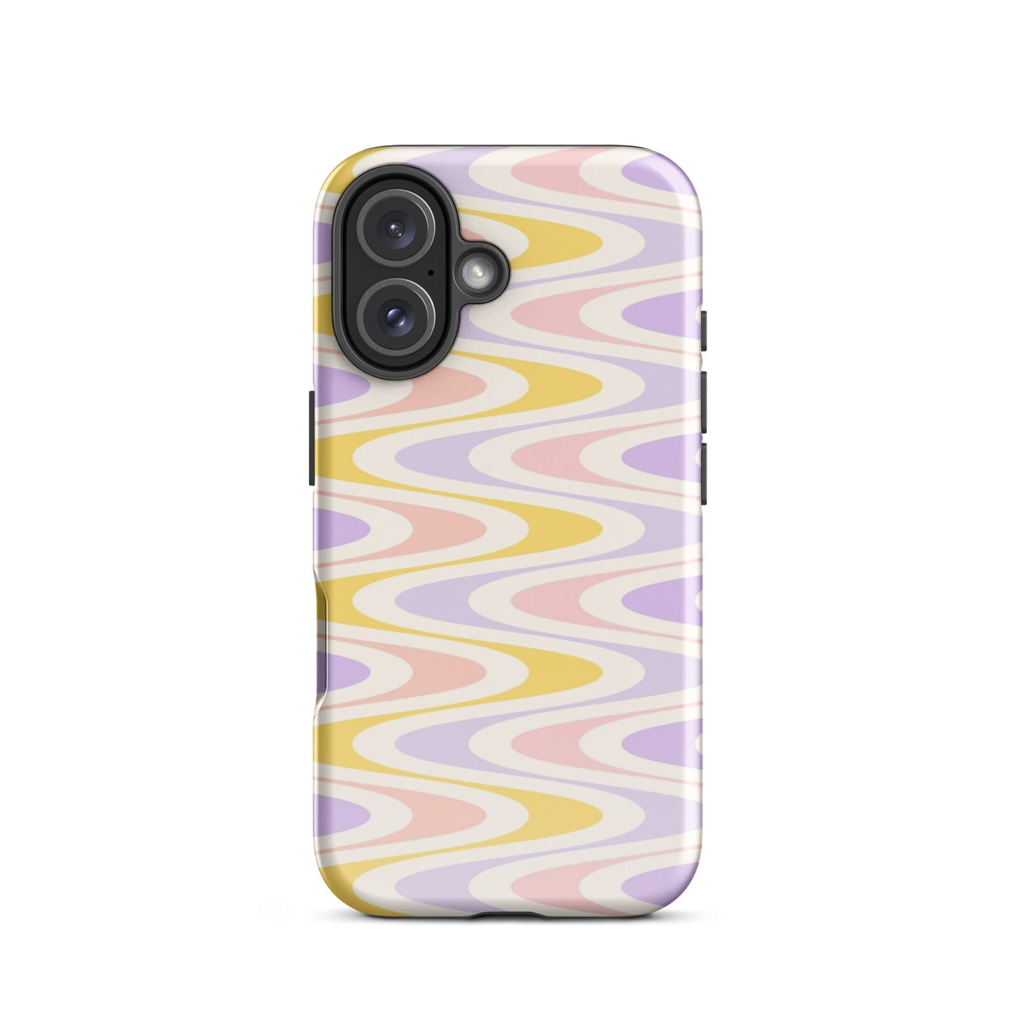 Pastel Retro Wavy iPhone Case