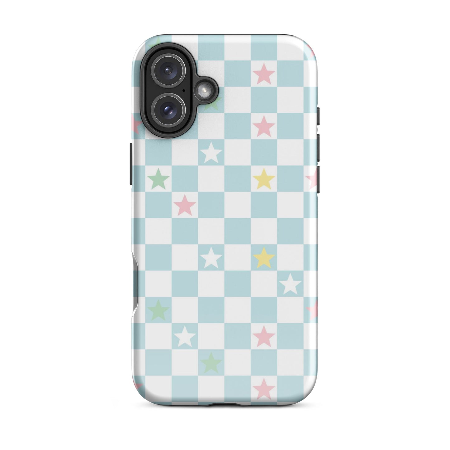 Stars Checkered iPhone Case