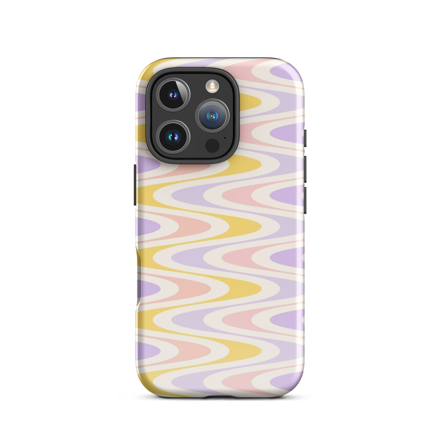 Pastel Retro Wavy iPhone Case